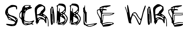 Scribble Wire font preview